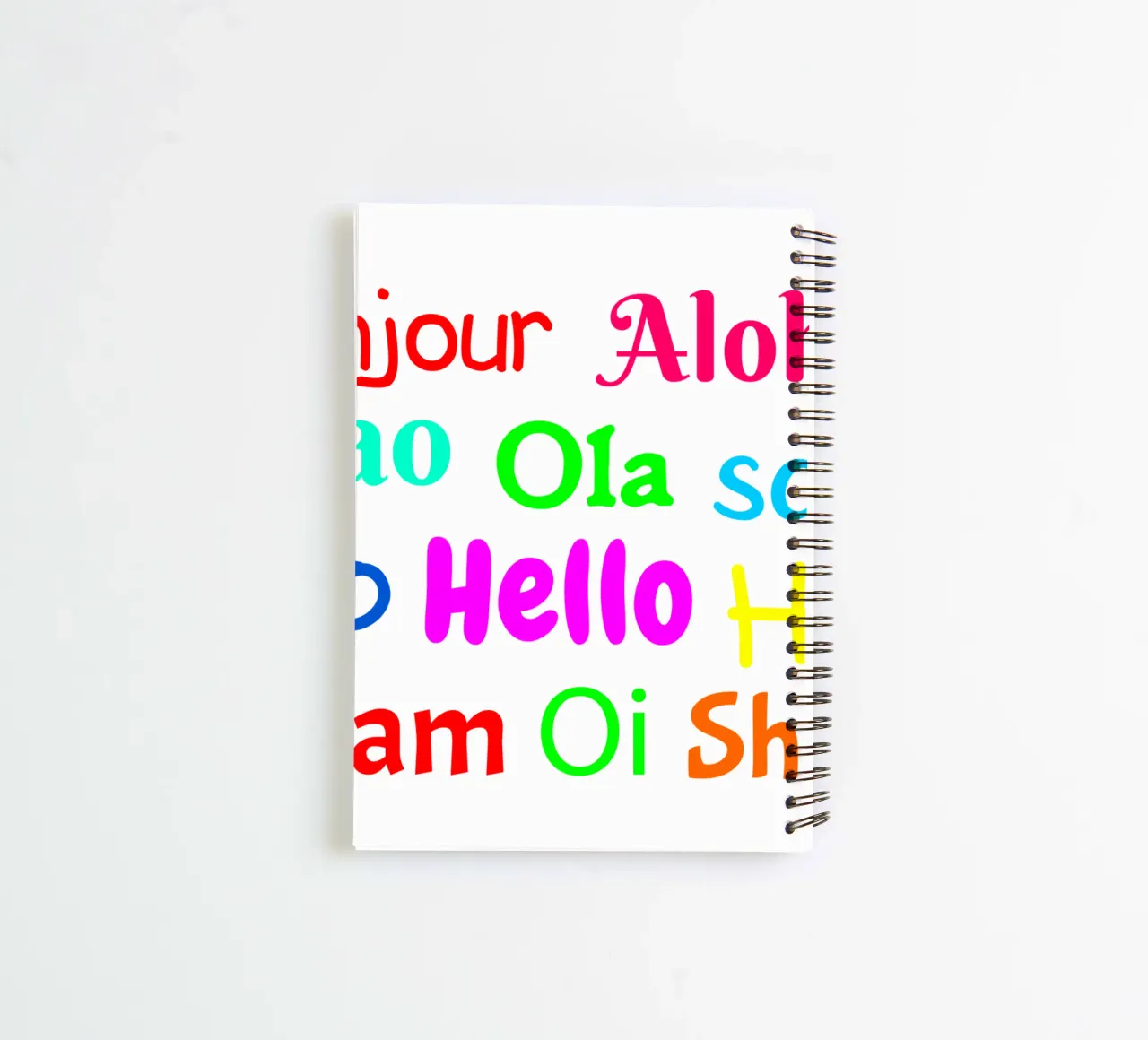 Hello in different languages diario ad anelli da happieeagle
