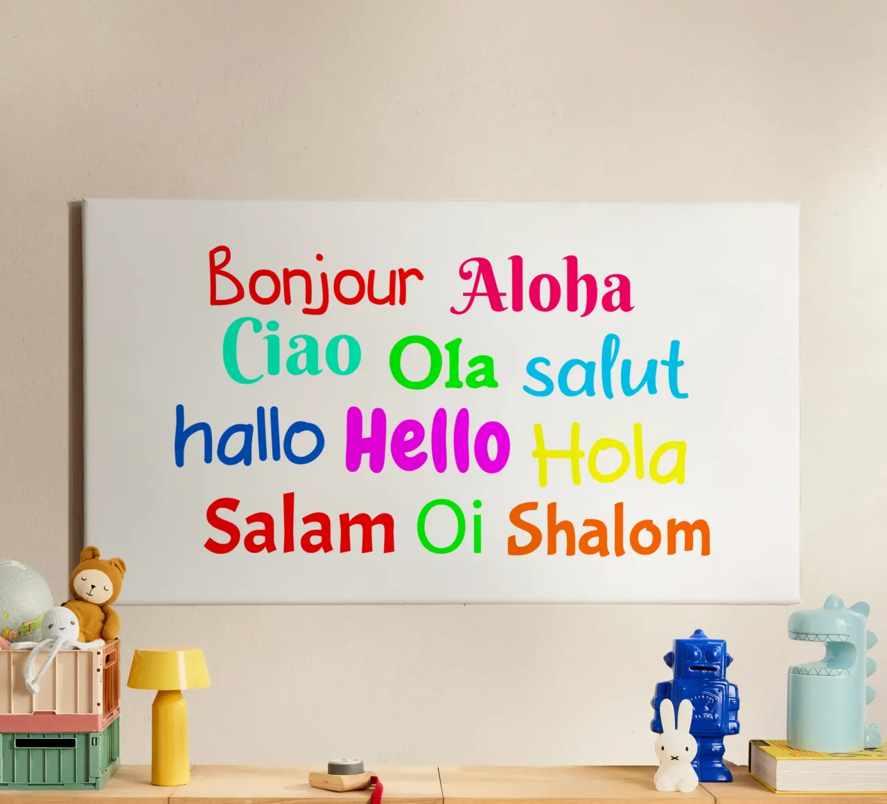 Hello in different languages tela da happieeagle