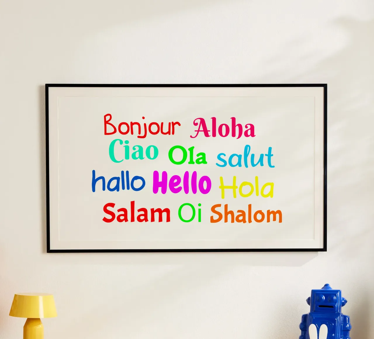 Hello in different languages Poster von happieeagle
