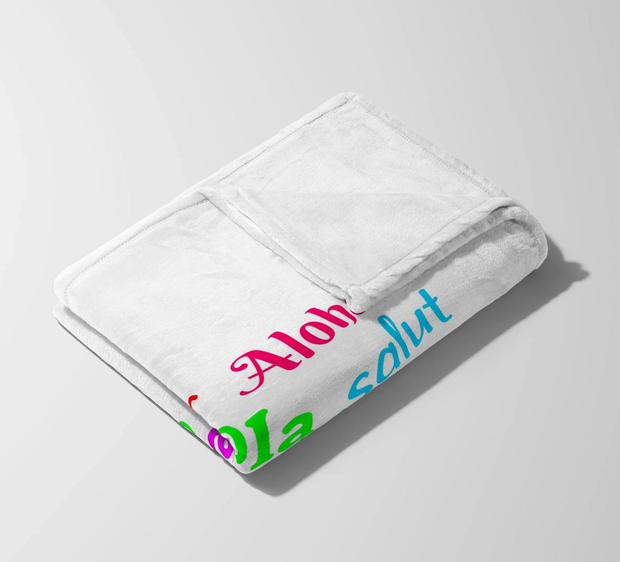 Hello in different languages coperta in pile da happieeagle