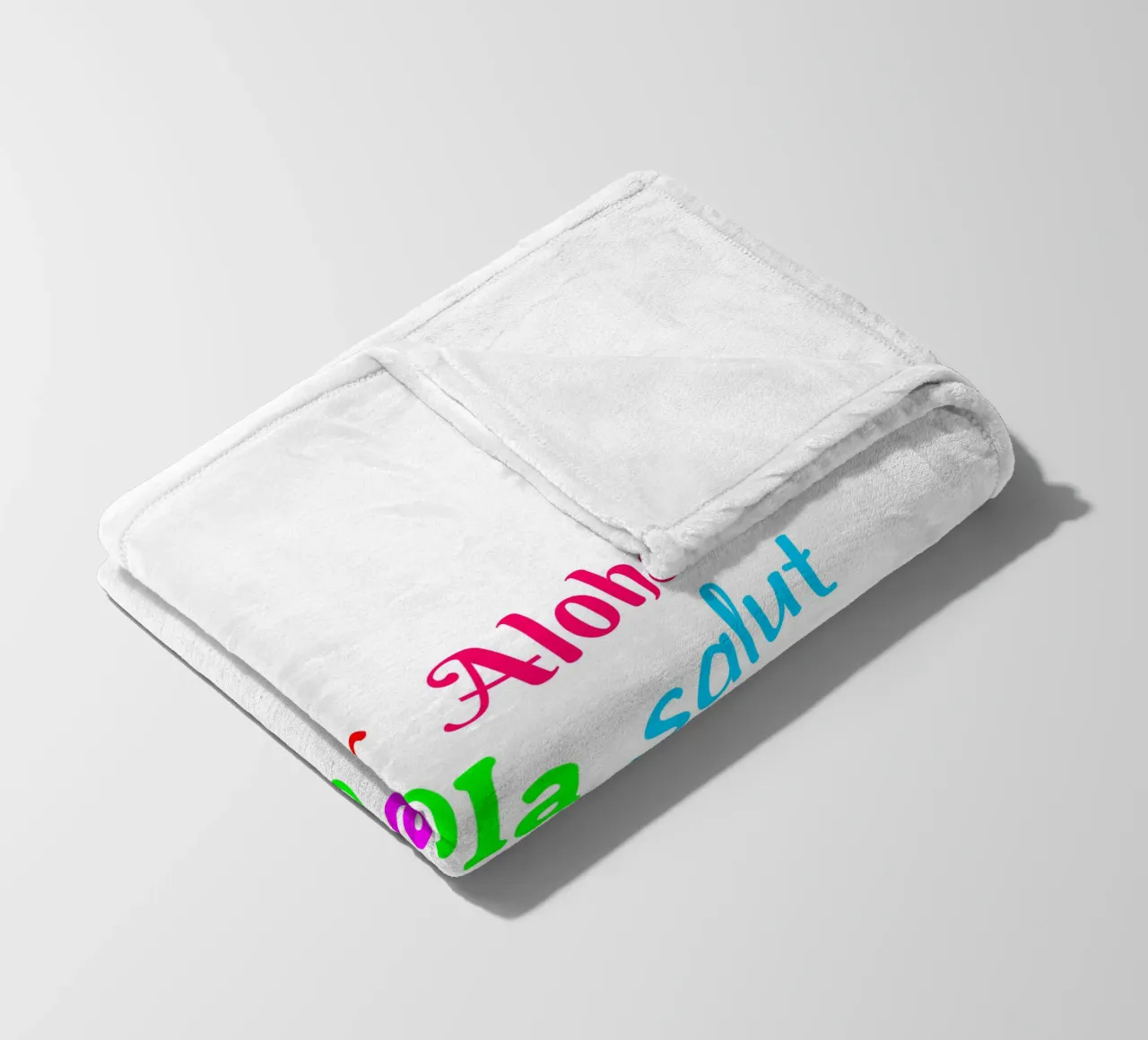 Hello in different languages coperta in pile da happieeagle