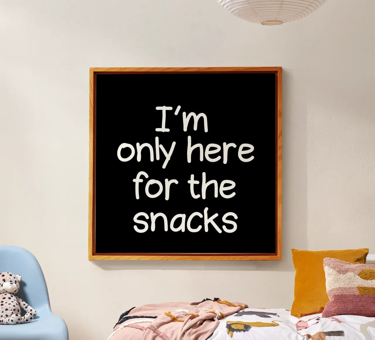 I am only here for the snacks plexiglass da happieeagle