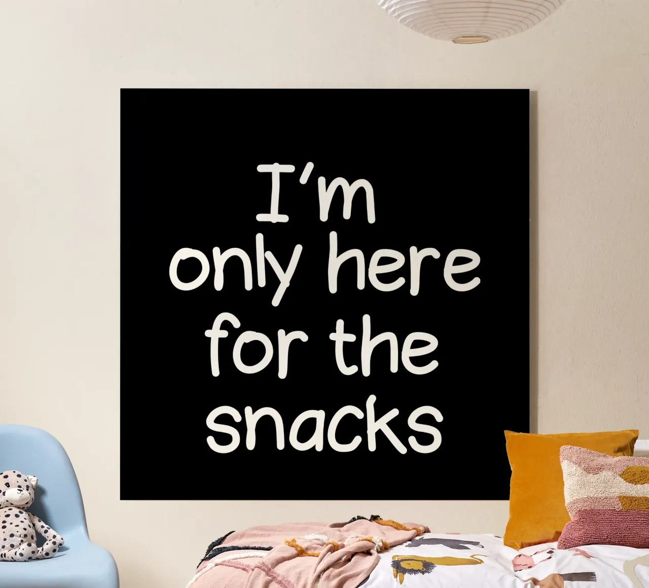I am only here for the snacks plexiglass da happieeagle