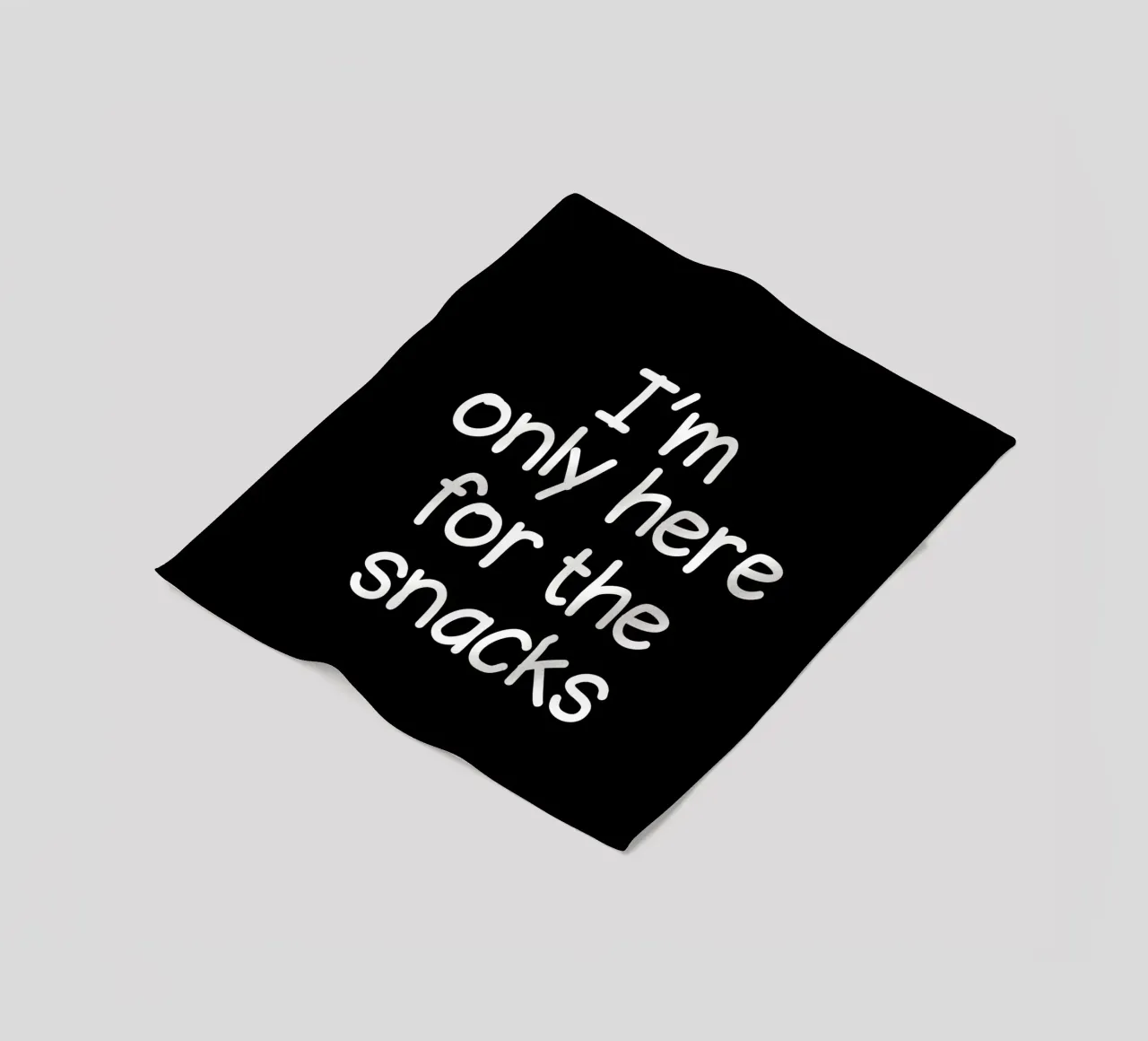 I am only here for the snacks coperta in pile da happieeagle