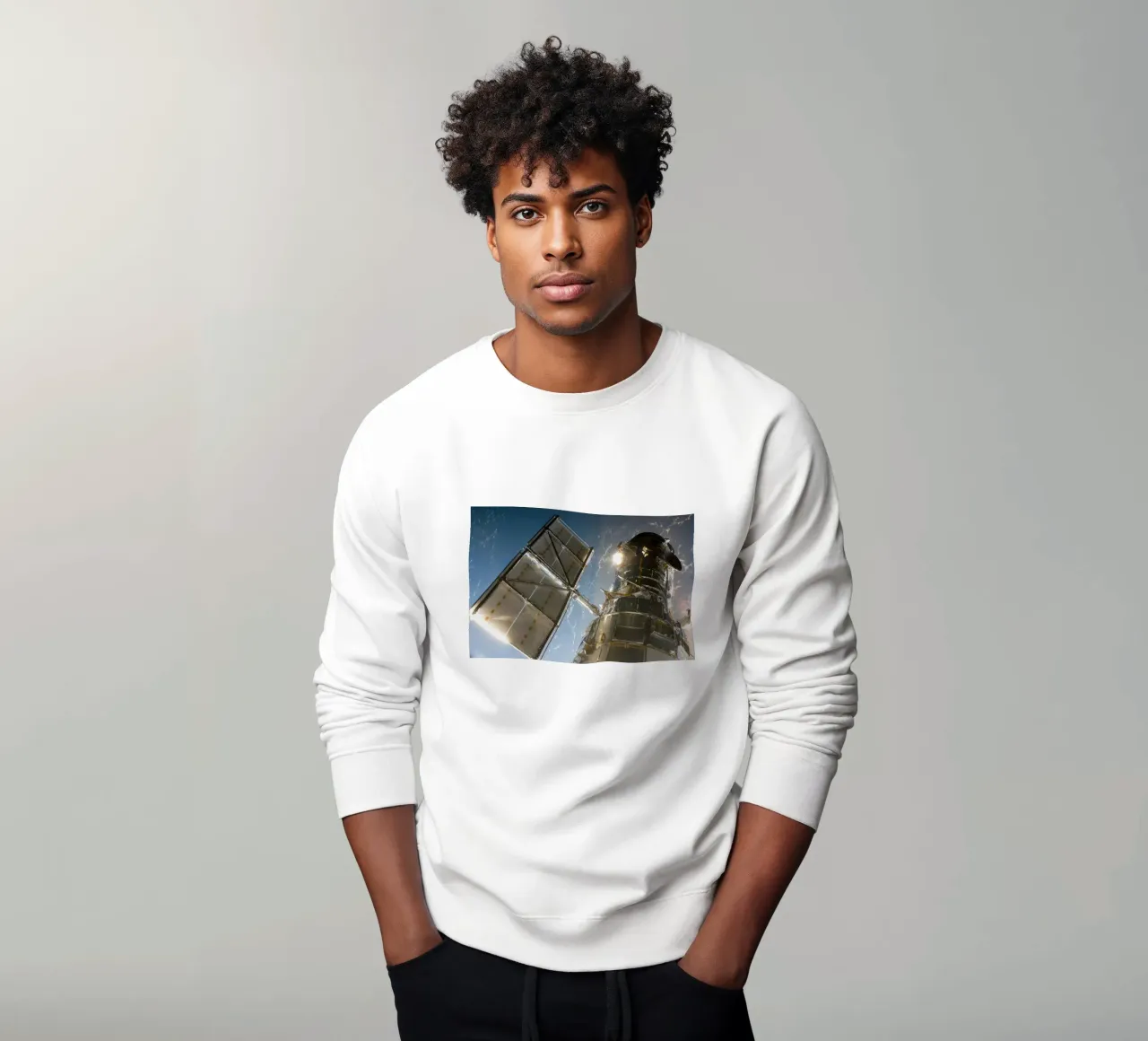 hubble telescope high definition photography sweatshirt by 🎁 ARTVI-SHOP