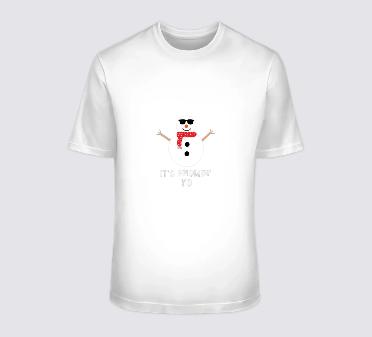 It's snowing yo funny snowman t-shirt da happieeagle
