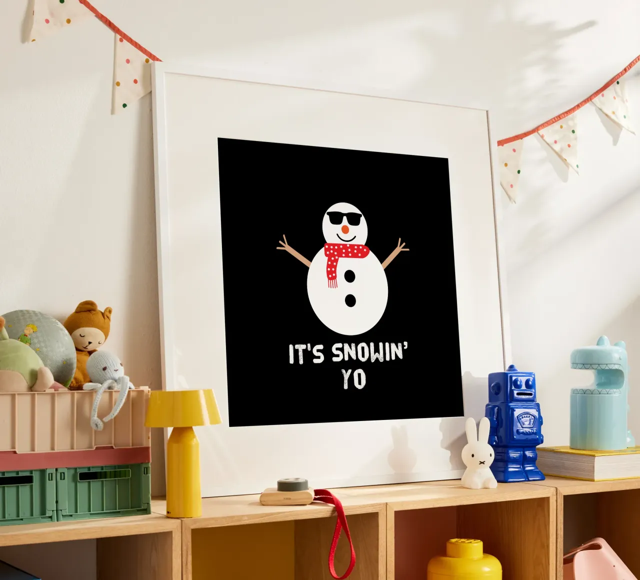 It's snowing yo funny snowman carta hahnemühle da happieeagle