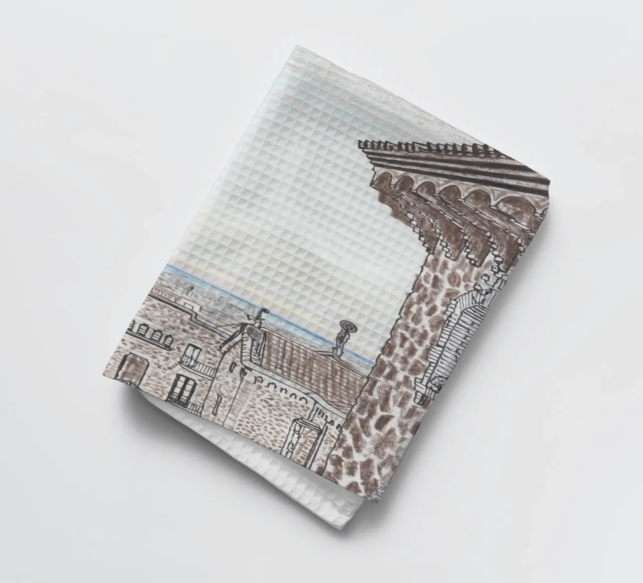 Soirée à Barcelone torchon de Asobōze