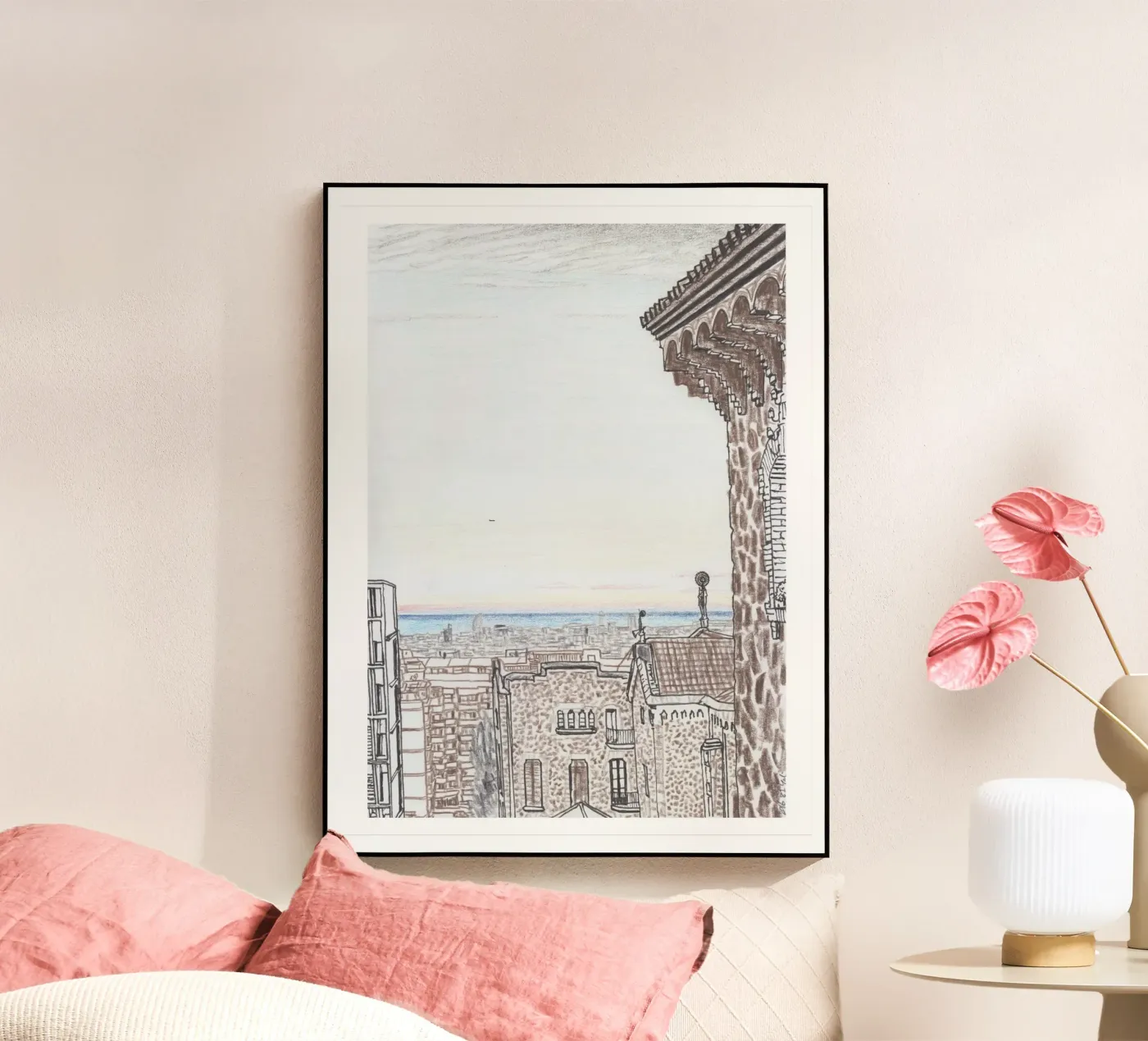 Evening in Barcelona plexiglass da Asobōze