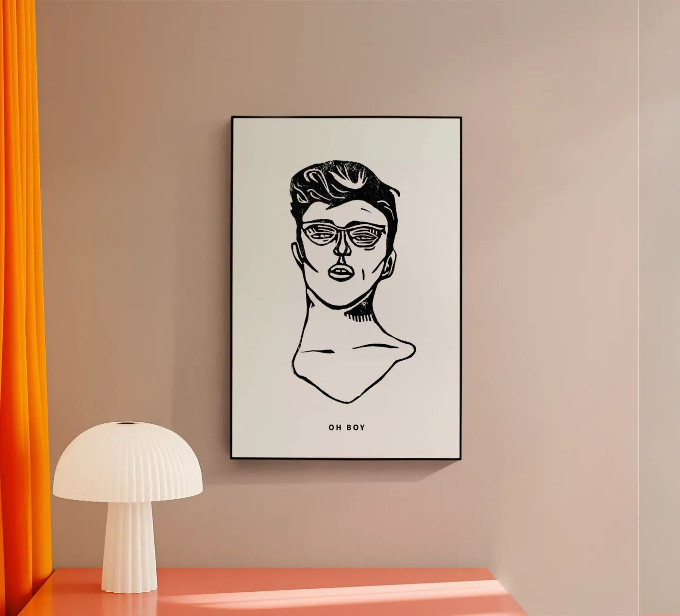 Oh Boy plexiglass da GIGI ICÔNE