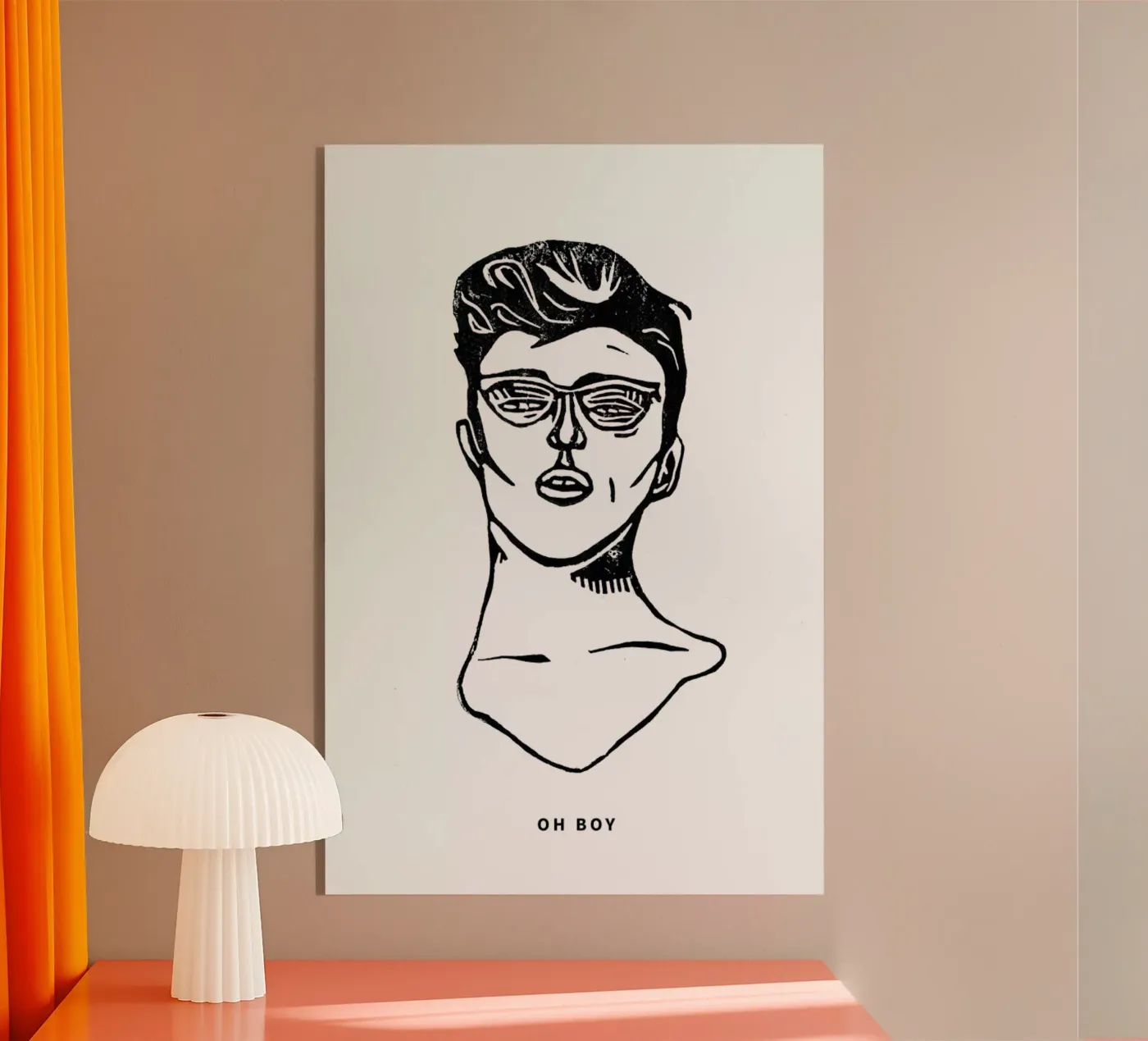 Oh Boy plexiglass da GIGI ICÔNE