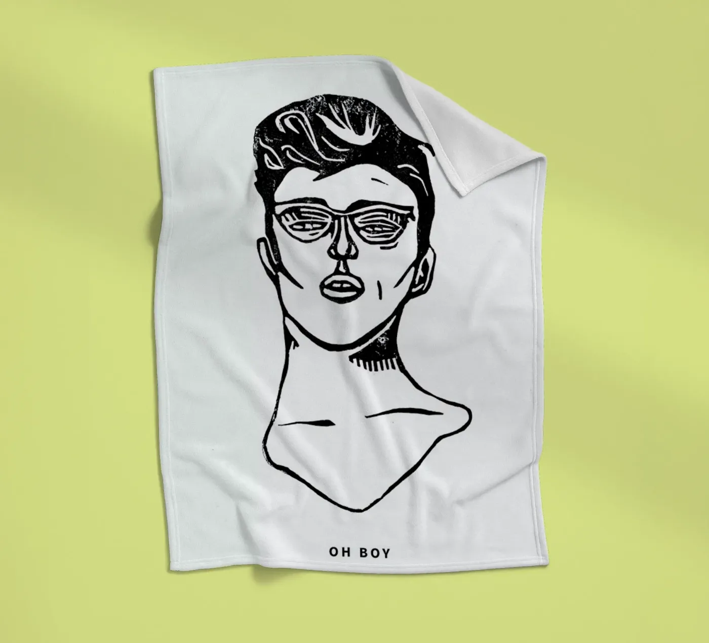 Oh Boy fleecedeken van GIGI ICÔNE