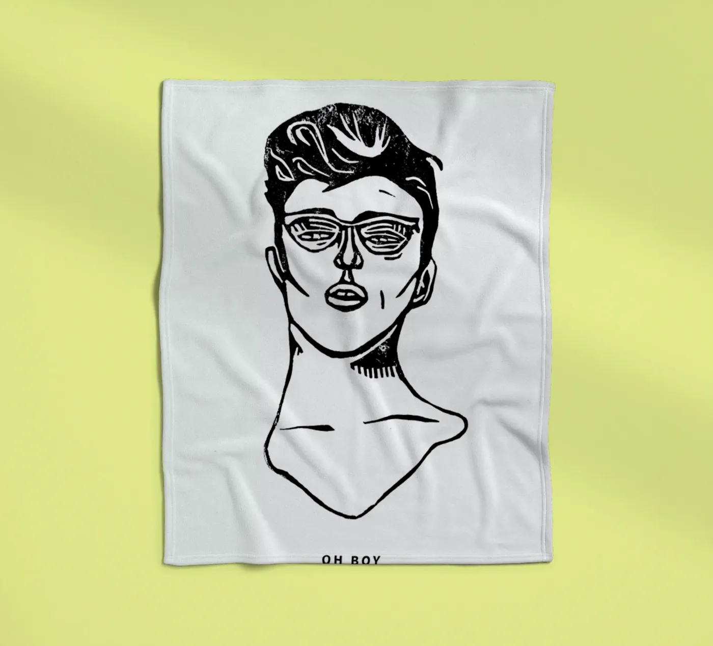 Oh Boy fleecedeken van GIGI ICÔNE