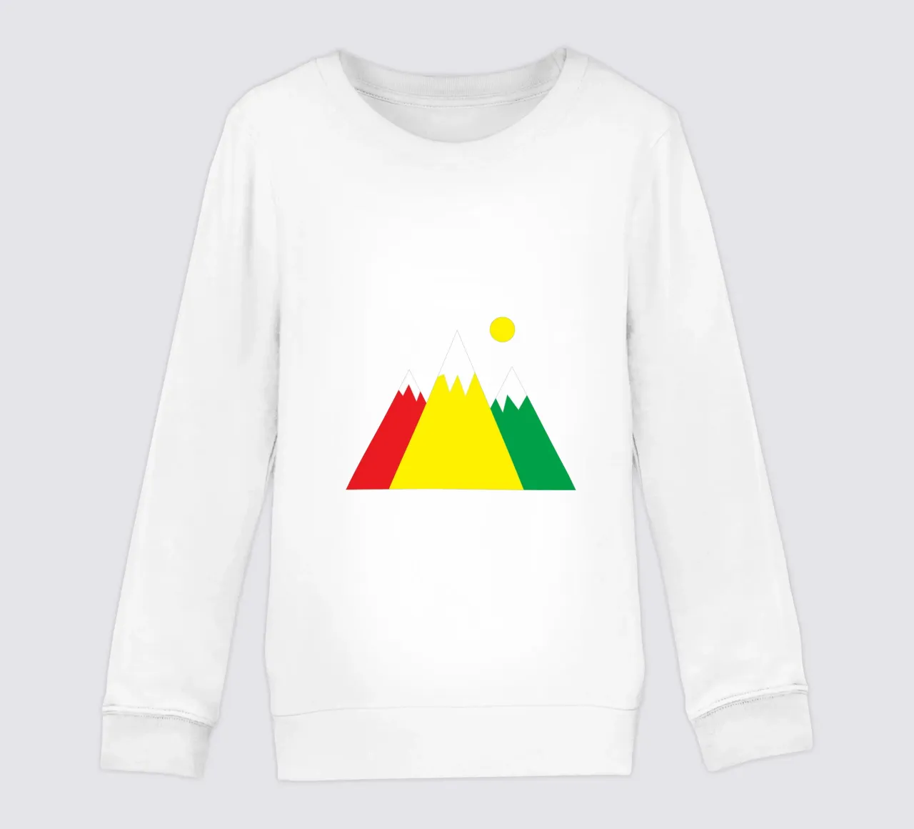 Colorful mountains felpa bambino da happieeagle