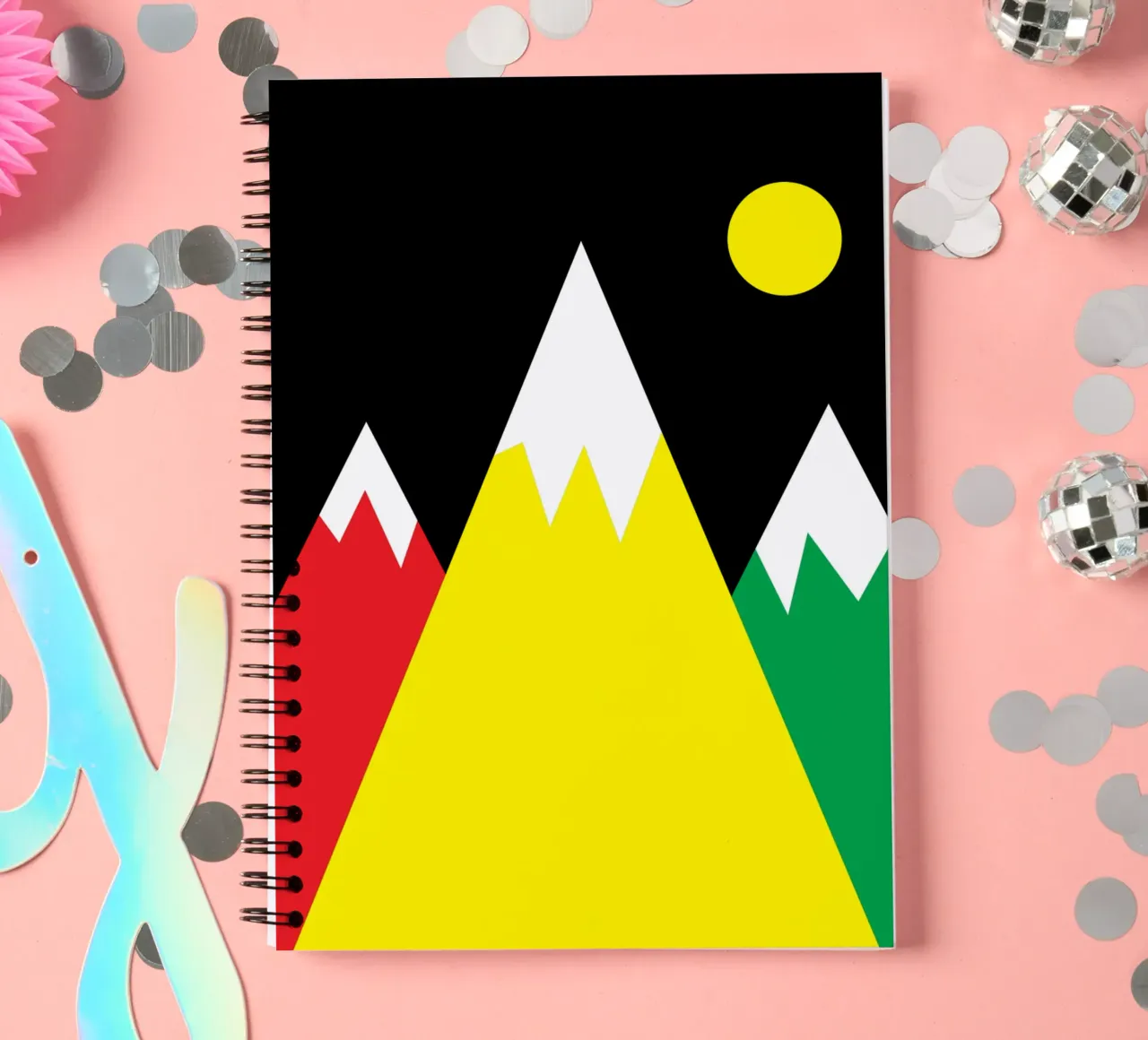 Colorful mountains diario ad anelli da happieeagle