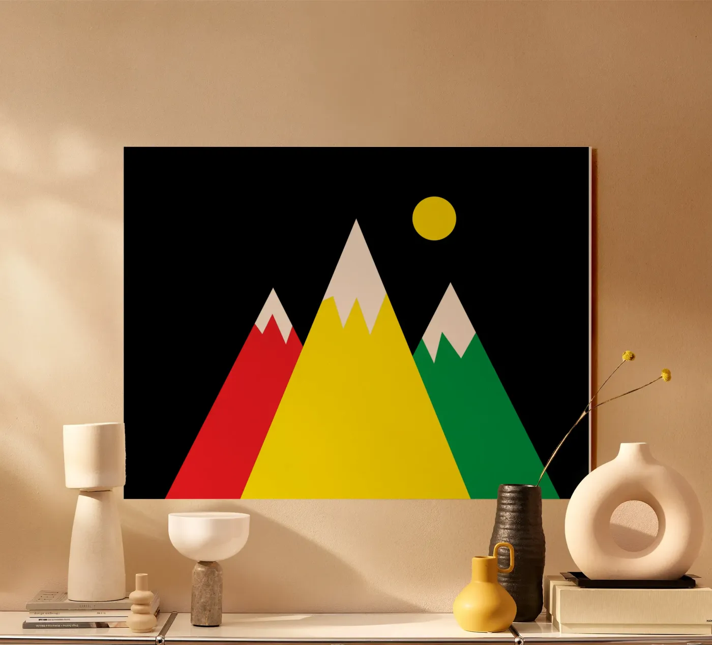 Colorful mountains plexiglass da happieeagle