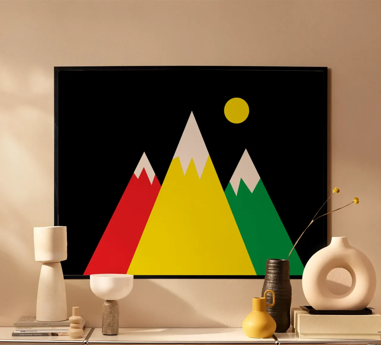 Colorful mountains carta hahnemühle da happieeagle