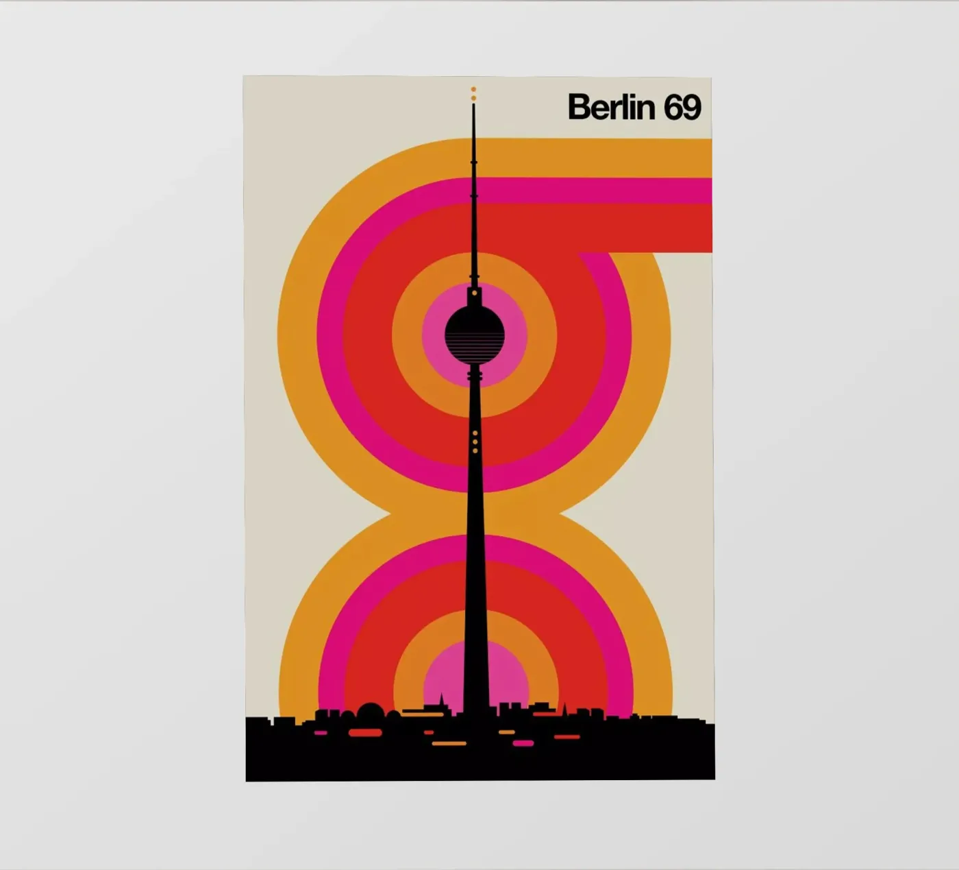 Berlin 69 pellicola backlit da Bo Lundberg