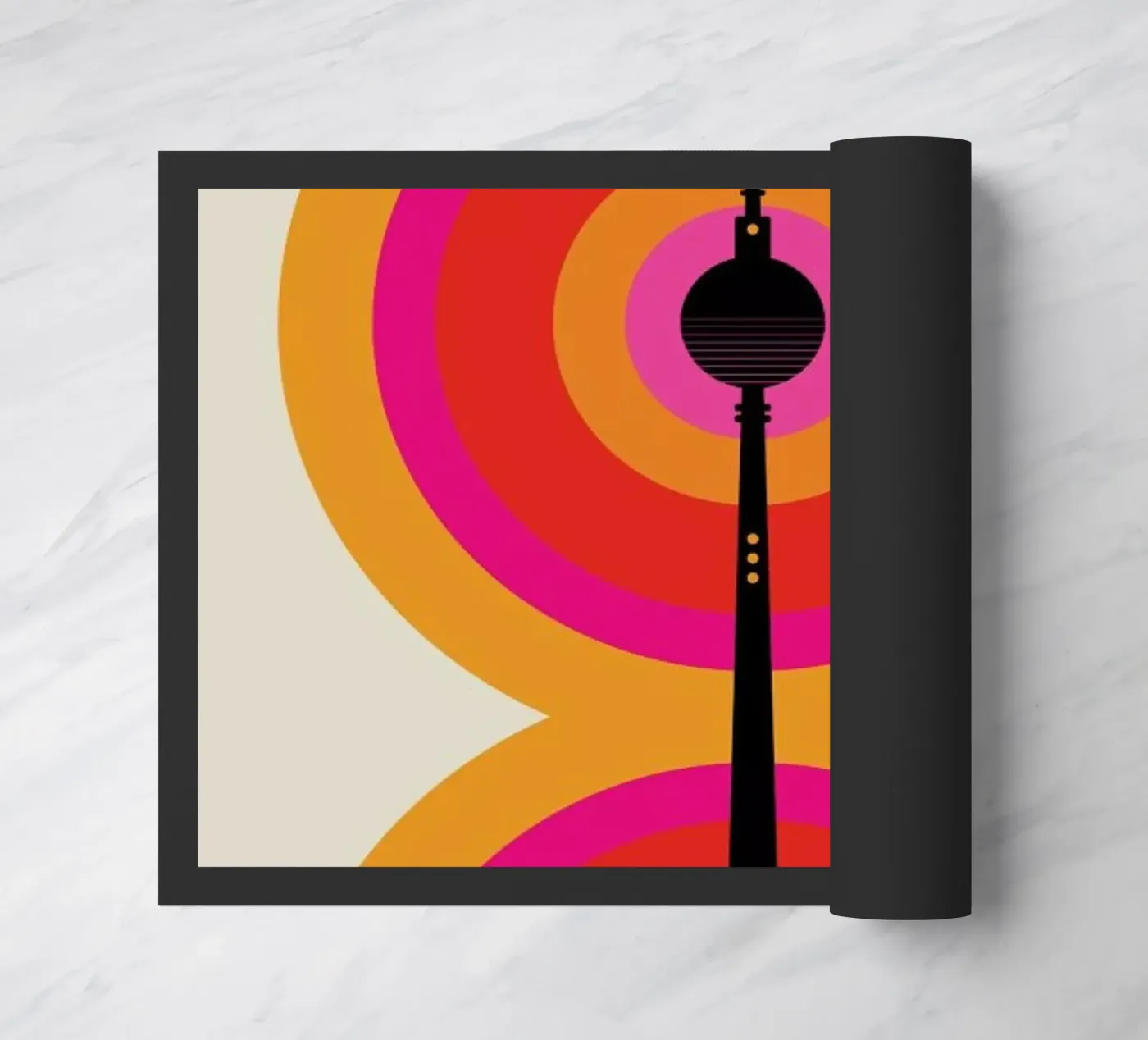 Berlin 69 deurmat van Bo Lundberg