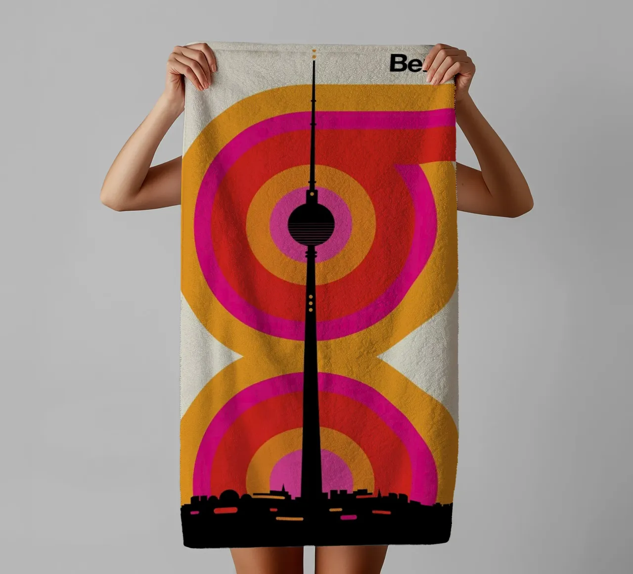 Berlin 69 Handtuch von Bo Lundberg