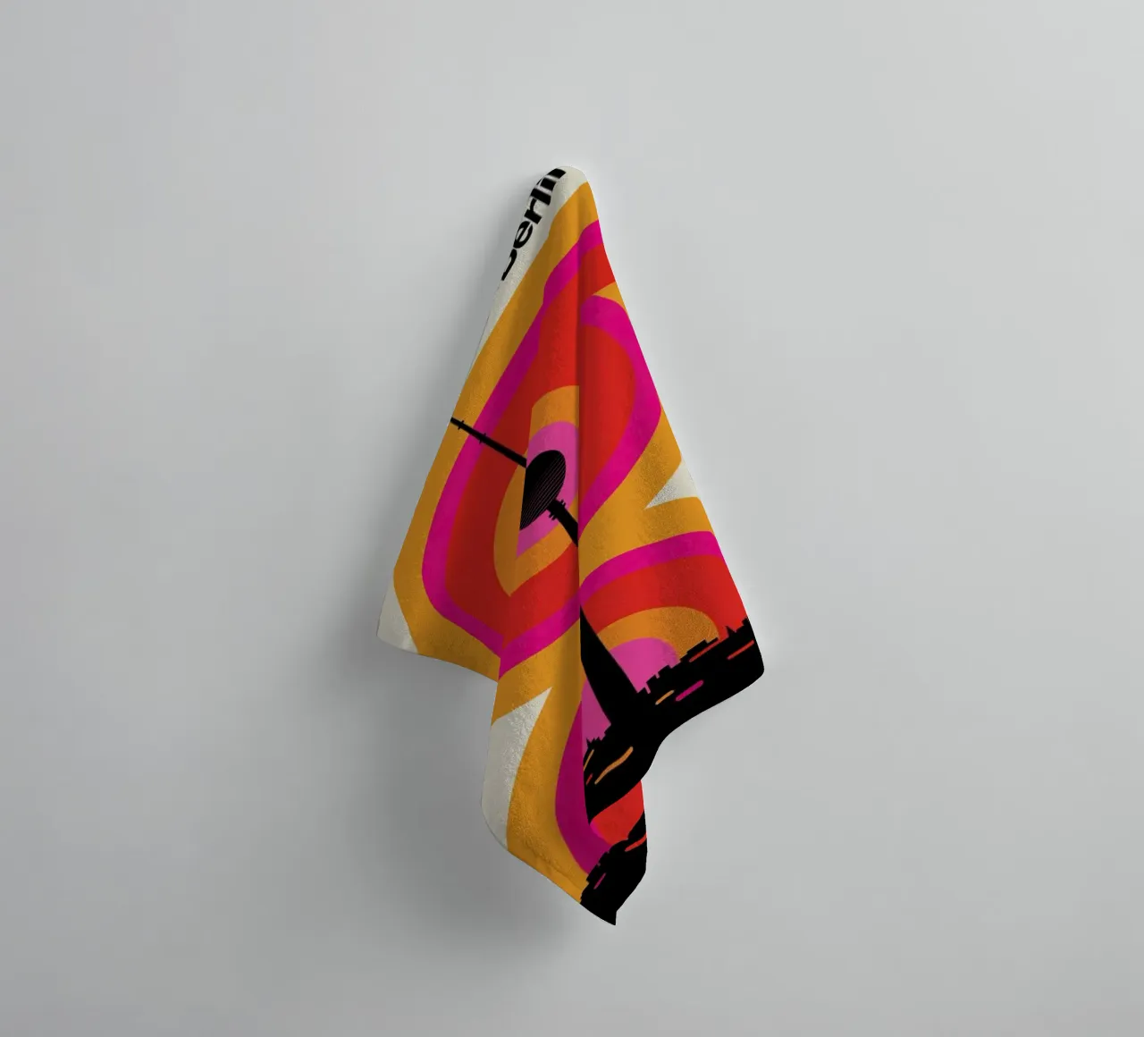 Berlin 69 Handtuch von Bo Lundberg