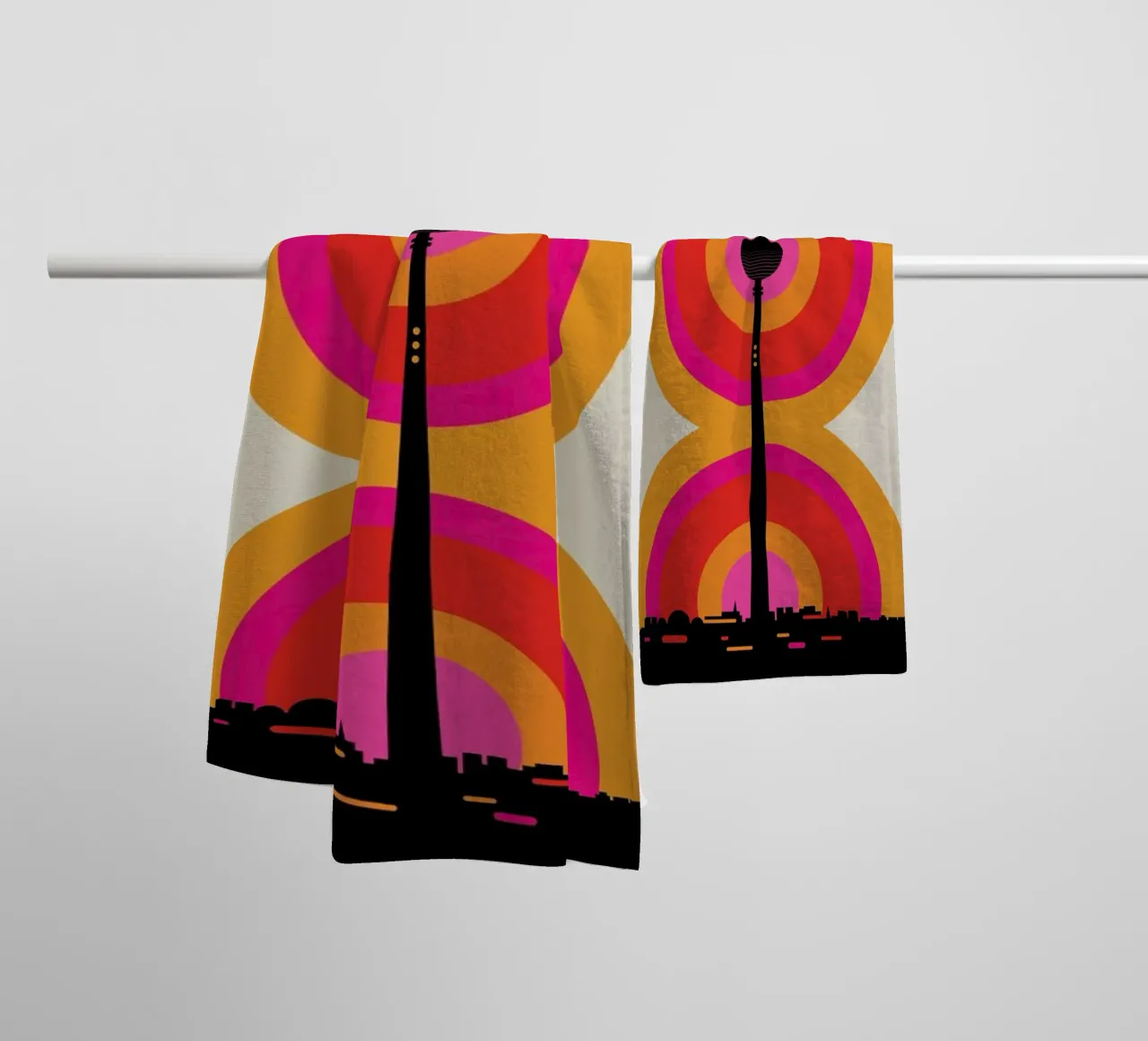 Berlin 69 Handtuch von Bo Lundberg