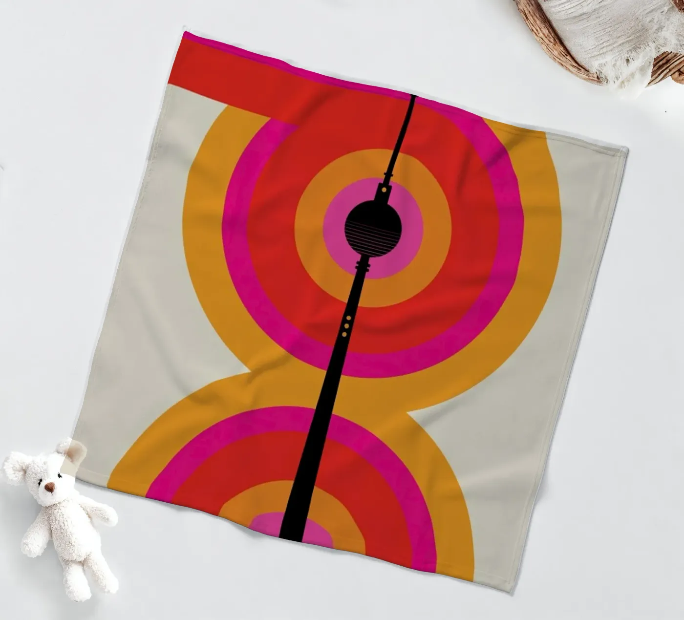 Berlin 69 fleecedeken van Bo Lundberg