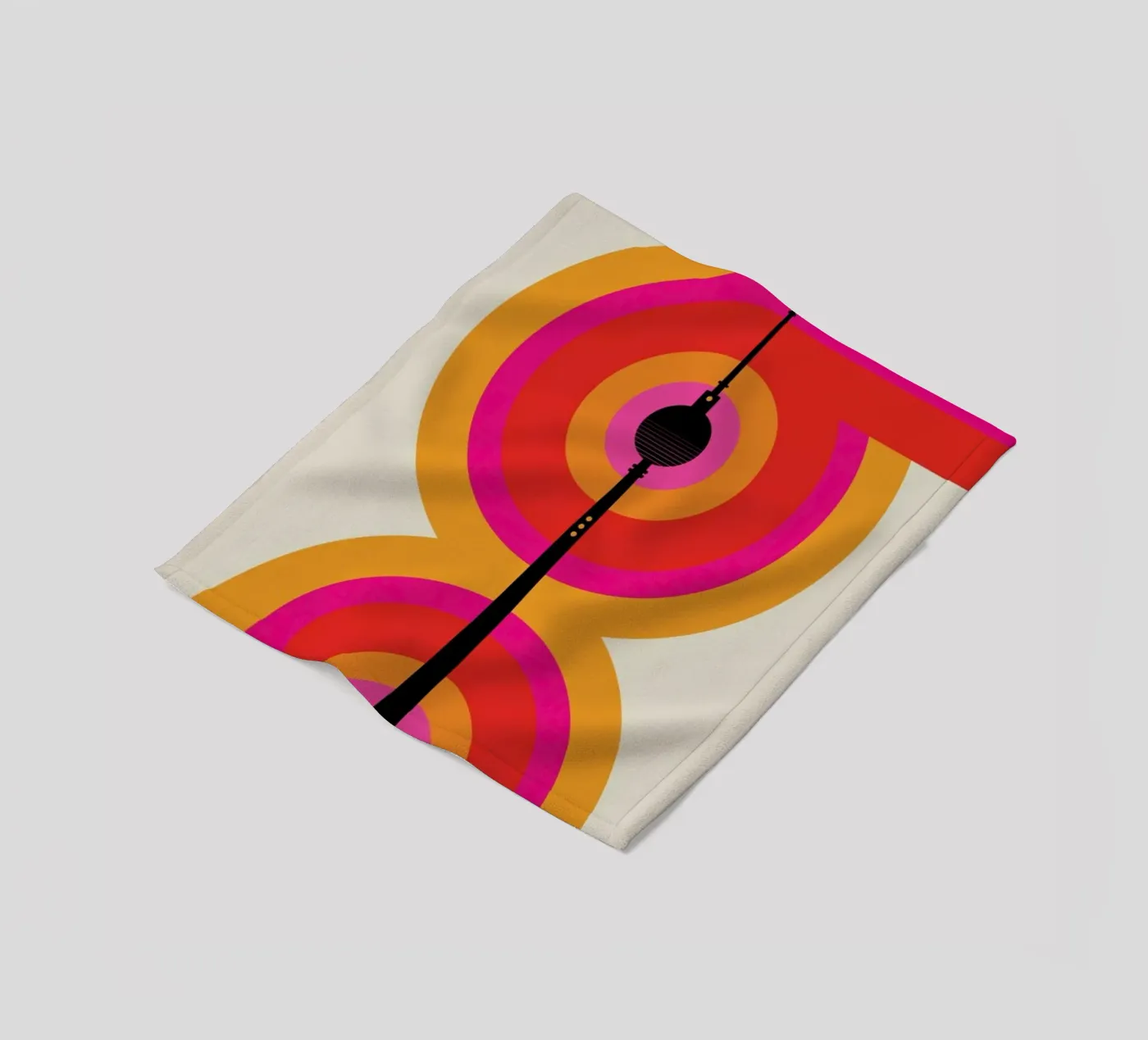 Berlin 69 fleecedeken van Bo Lundberg