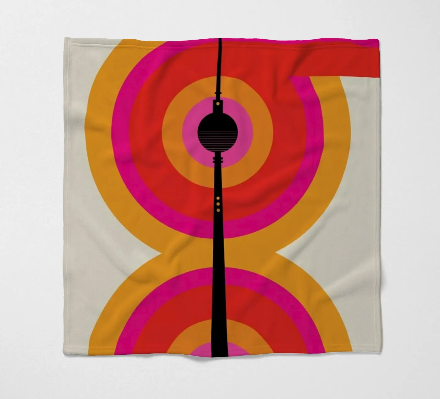 Berlin 69 fleecedeken van Bo Lundberg