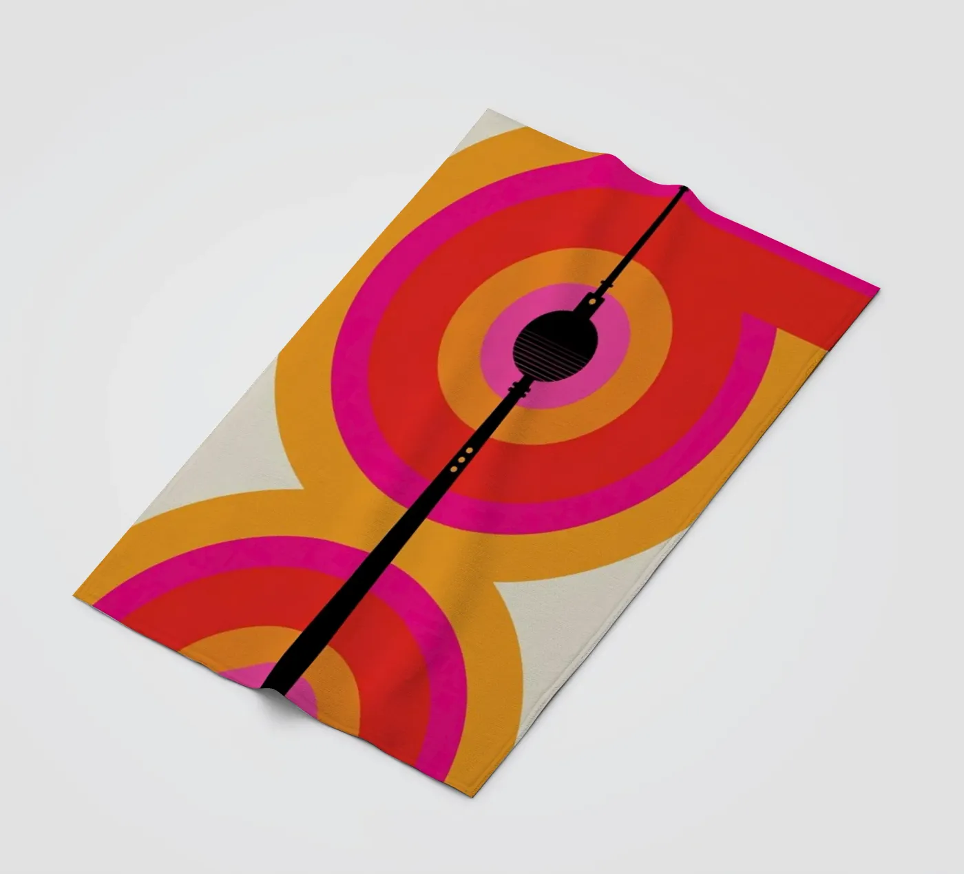 Berlin 69 fleecedeken van Bo Lundberg