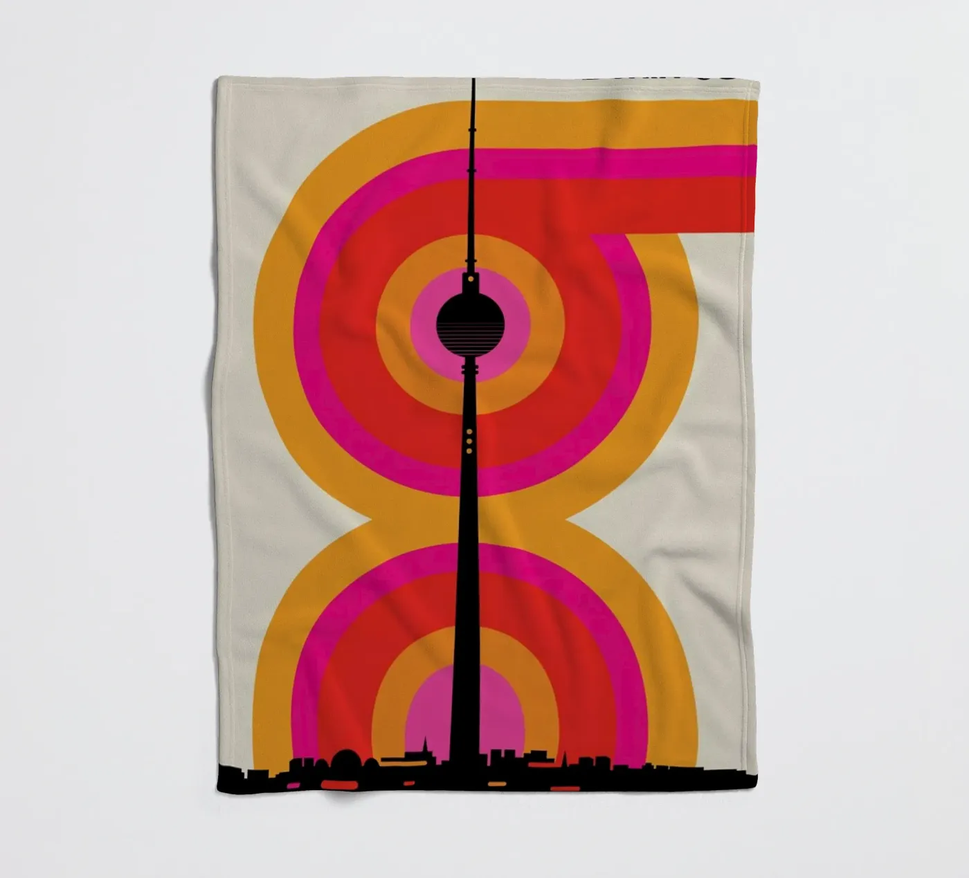 Berlin 69 fleecedeken van Bo Lundberg