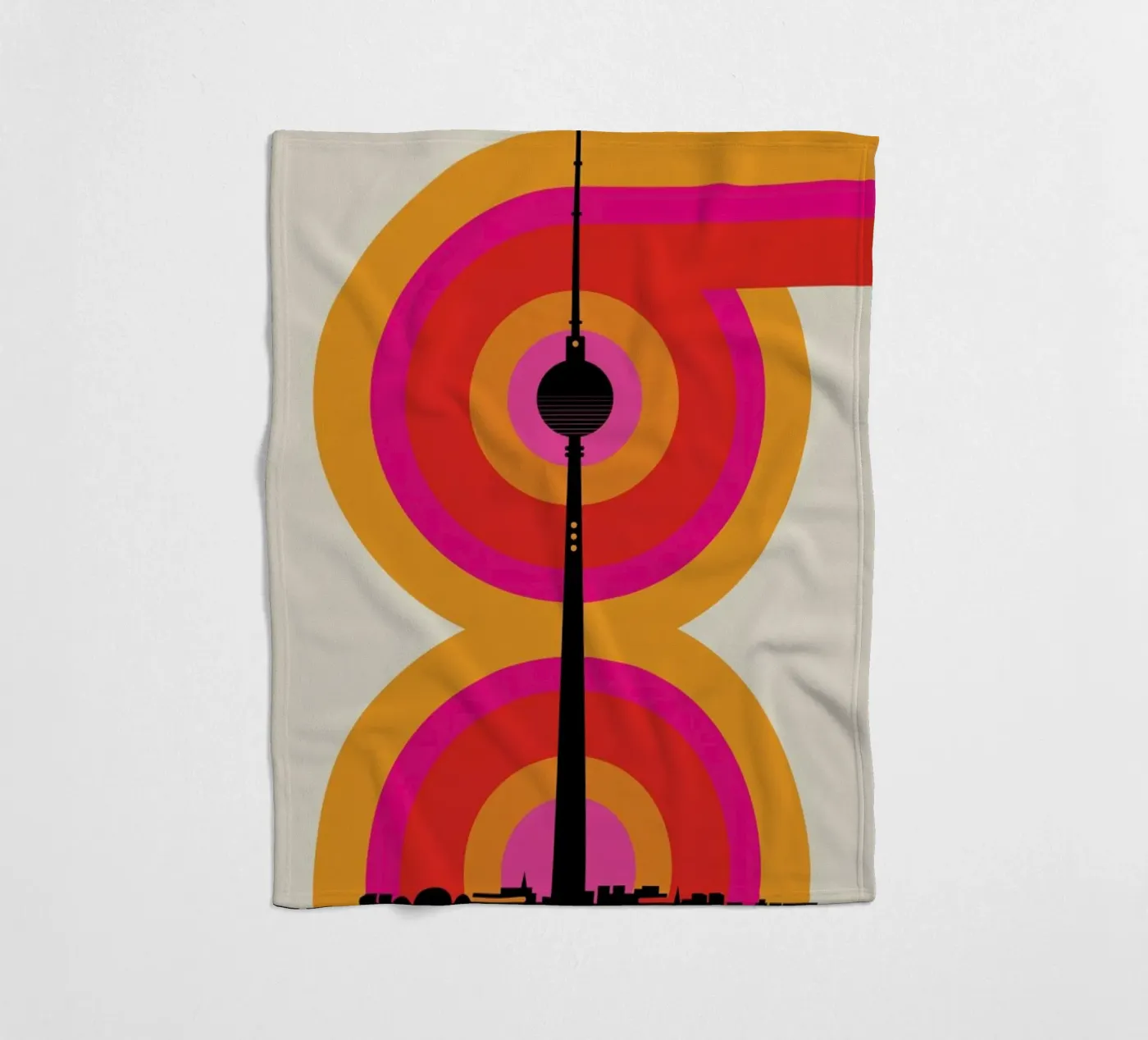 Berlin 69 Fleecedecke von Bo Lundberg