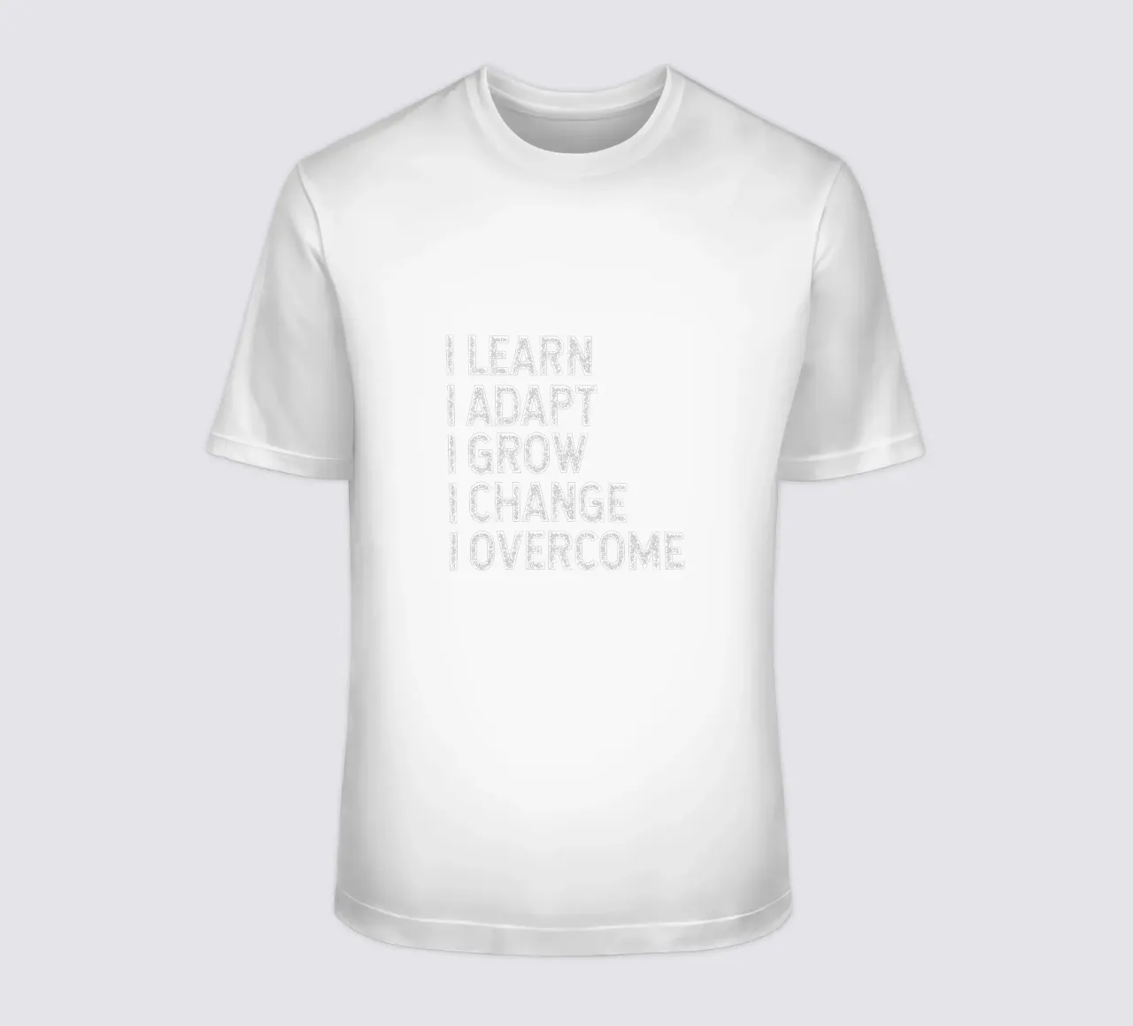 I learn. I adapt. I grow. I change. I overcome. t-shirt da happieeagle