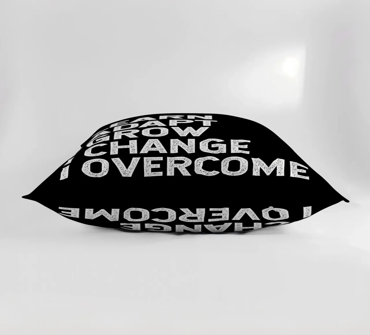 I learn. I adapt. I grow. I change. I overcome. cuscino da happieeagle
