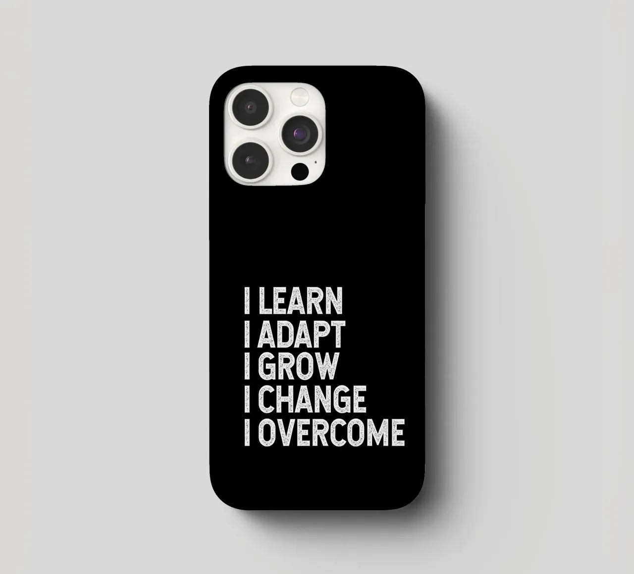 I learn. I adapt. I grow. I change. I overcome. cover iphone da happieeagle