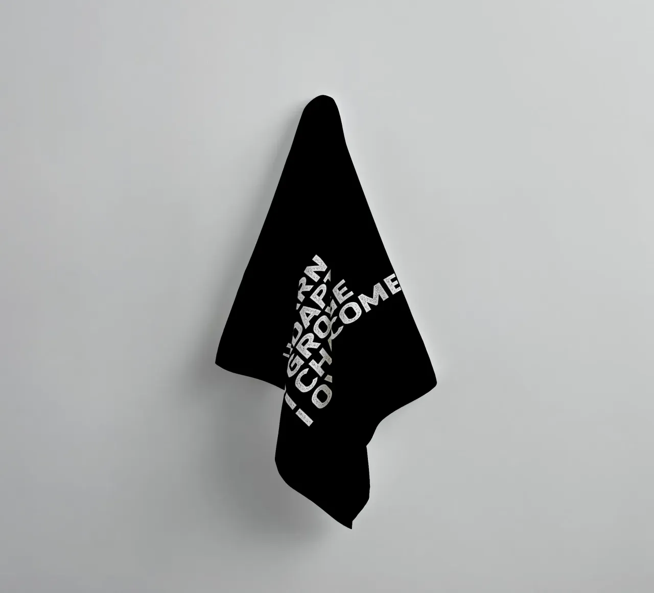 I learn. I adapt. I grow. I change. I overcome. towel by happieeagle