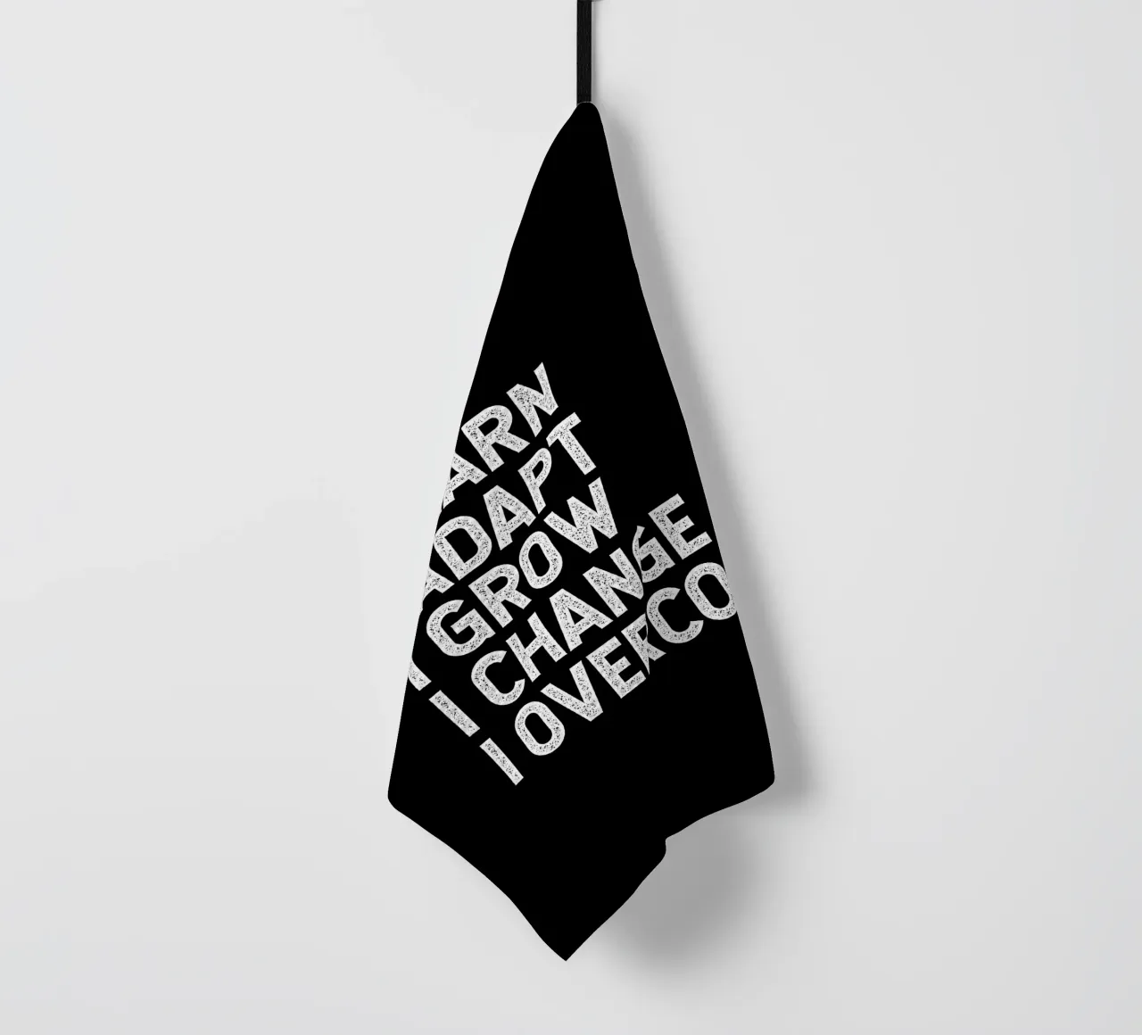 I learn. I adapt. I grow. I change. I overcome. canovaccio da cucina da happieeagle