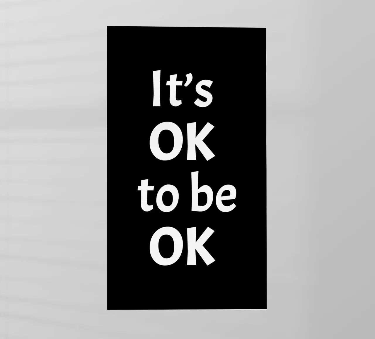 It's ok to be ok backlit film by happieeagle
