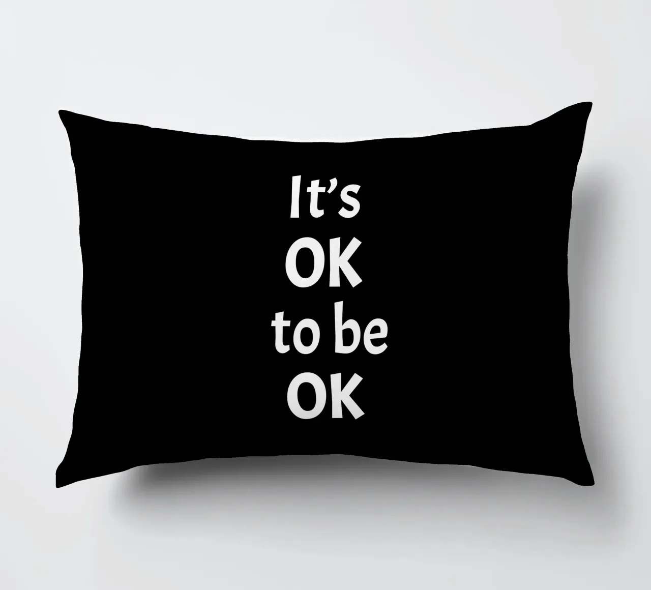 It's ok to be ok decorative cushion by happieeagle