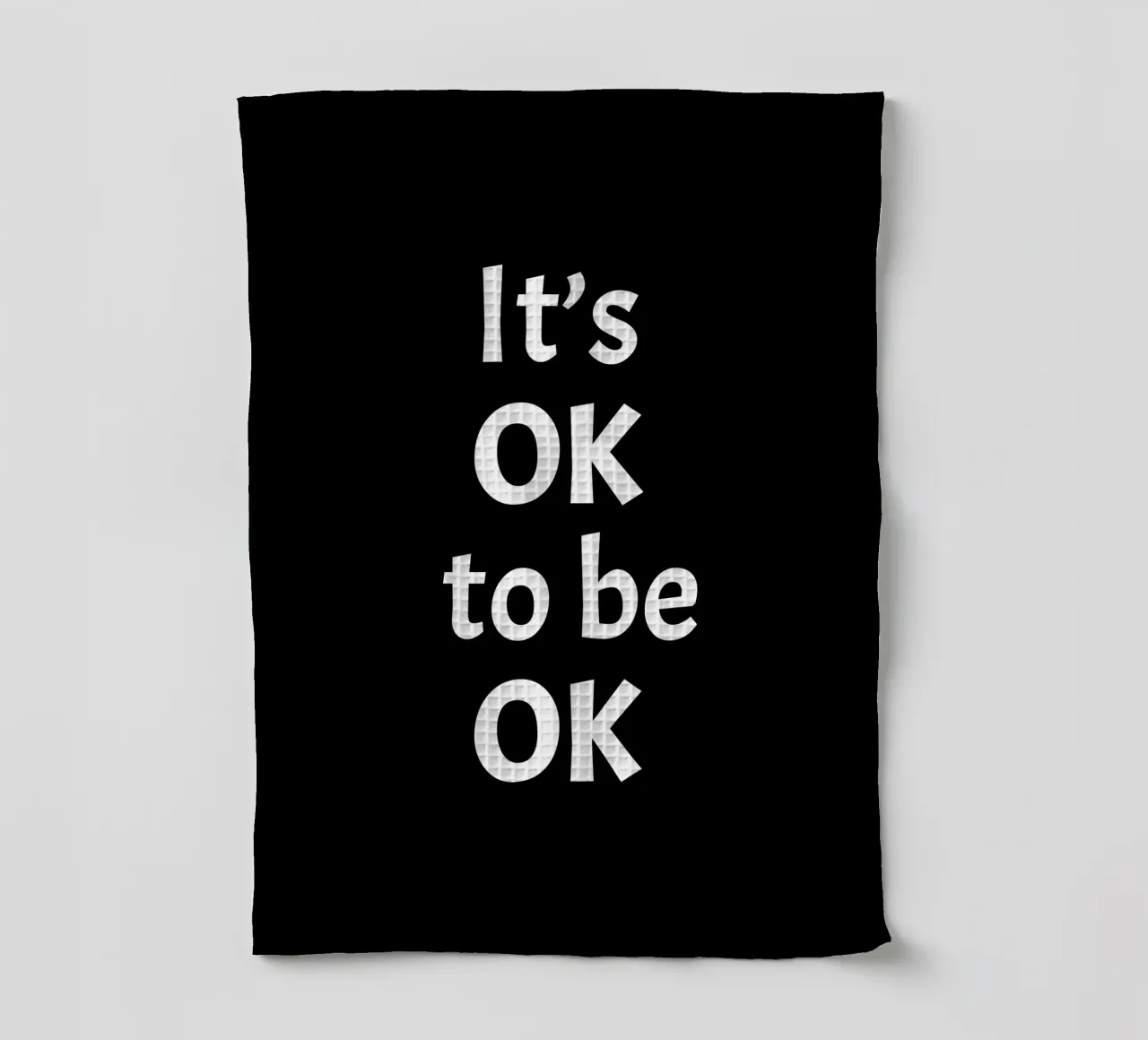 It's ok to be ok torchon de happieeagle