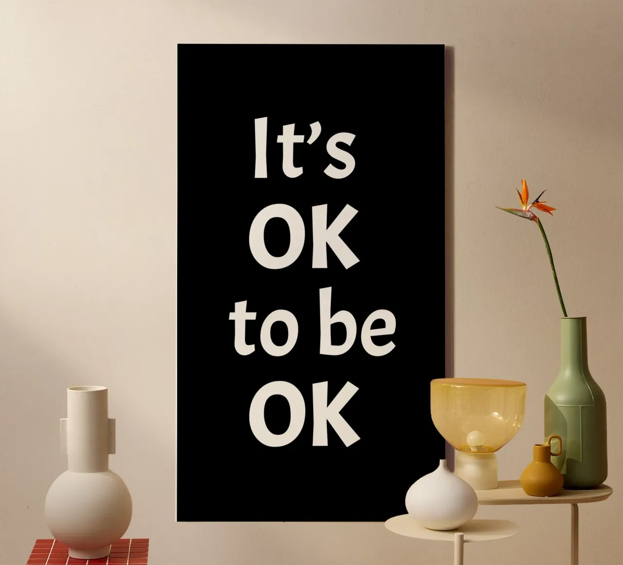 It's ok to be ok canvas by happieeagle