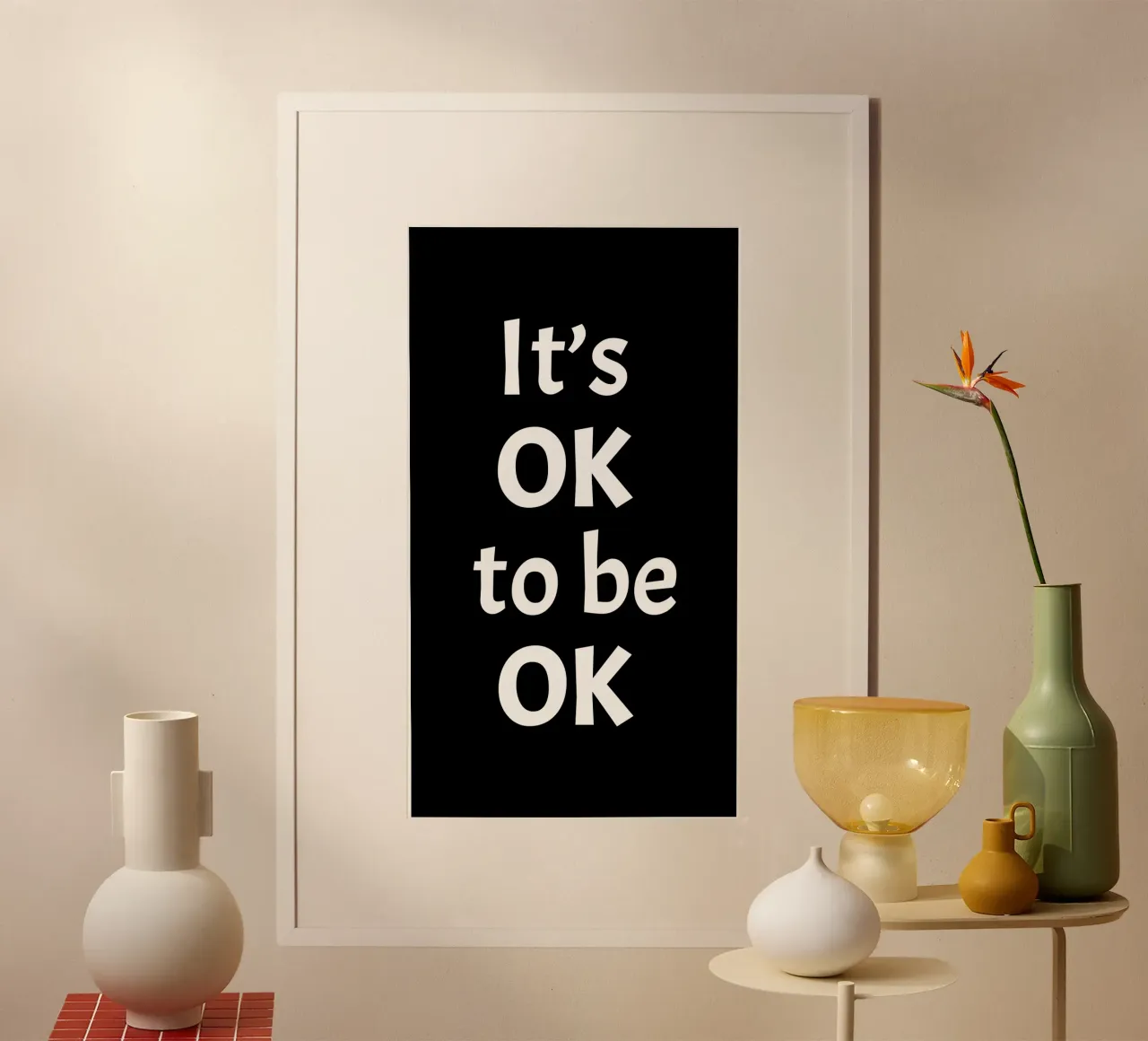 It's ok to be ok carta hahnemühle da happieeagle