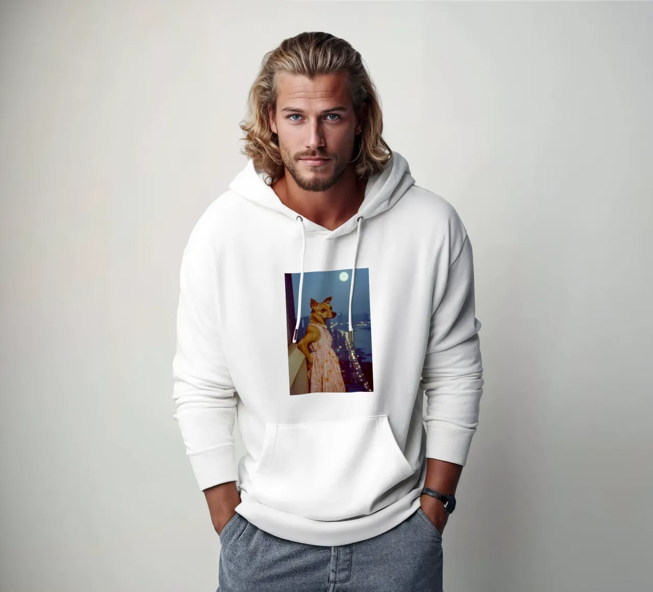 Rosa Maria felpa con cappuccio da Affiches Chien Originales – Dogland