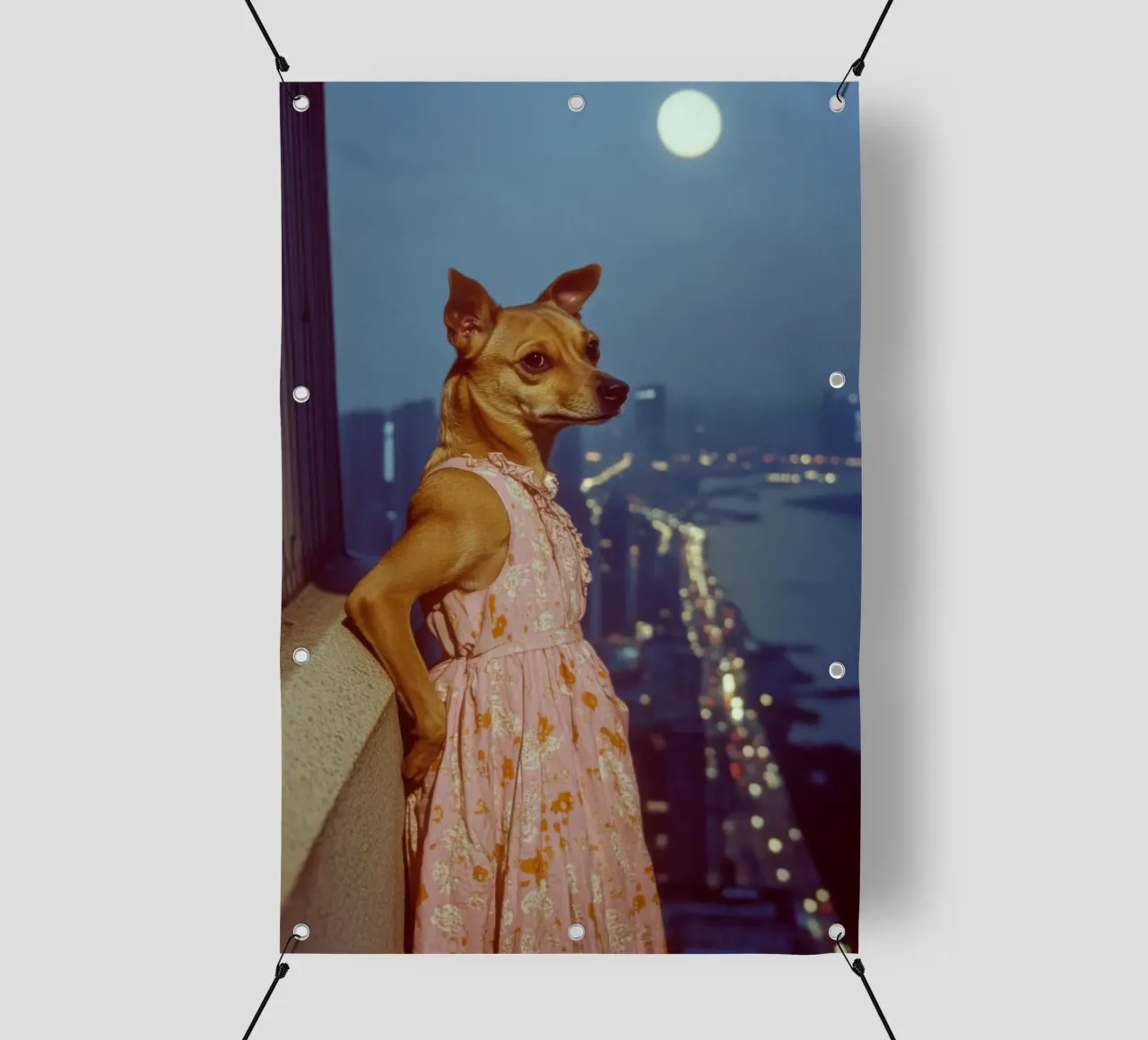 Rosa Maria telo in pvc da Affiches Chien Originales – Dogland