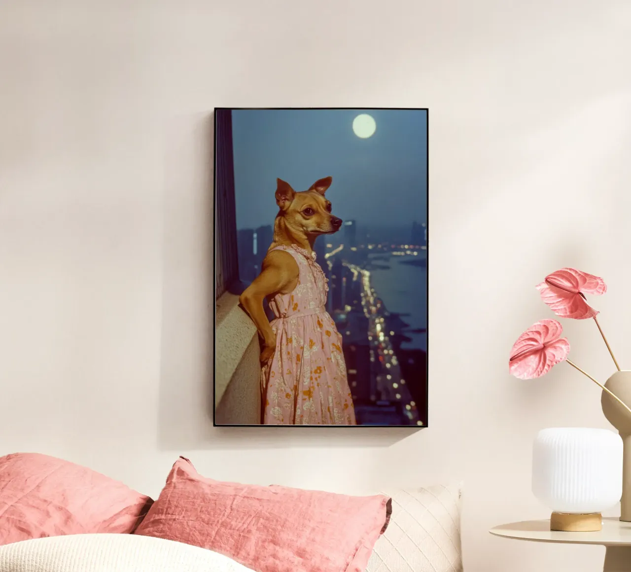 Rosa Maria plexiglass da Affiches Chien Originales – Dogland