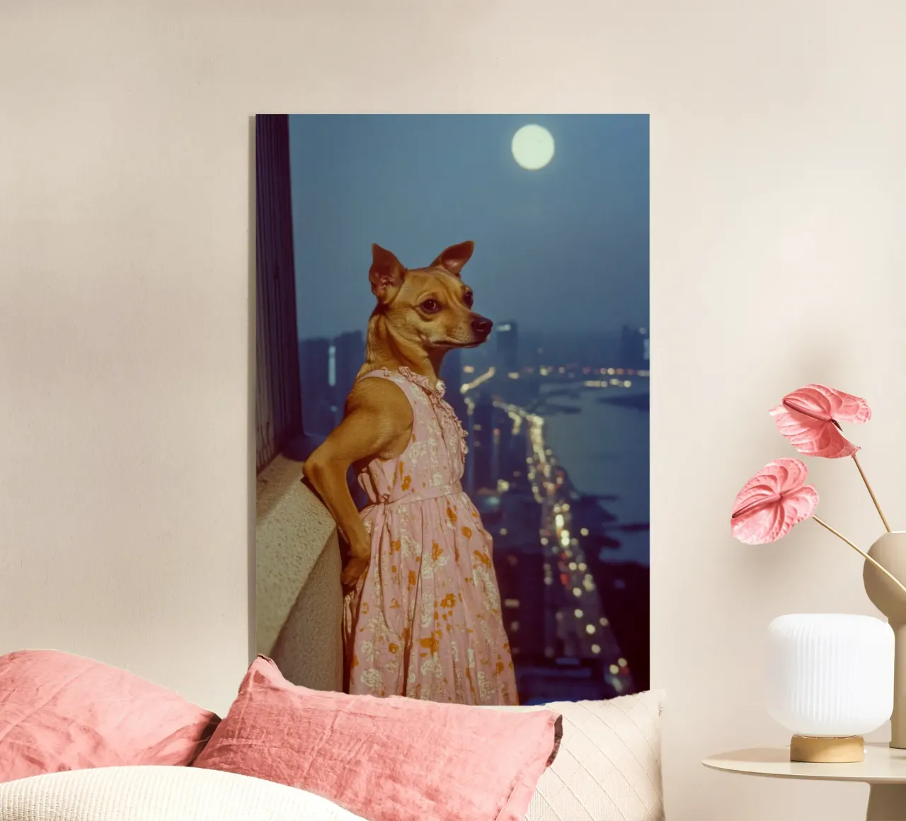 Rosa Maria plexiglass da Affiches Chien Originales – Dogland