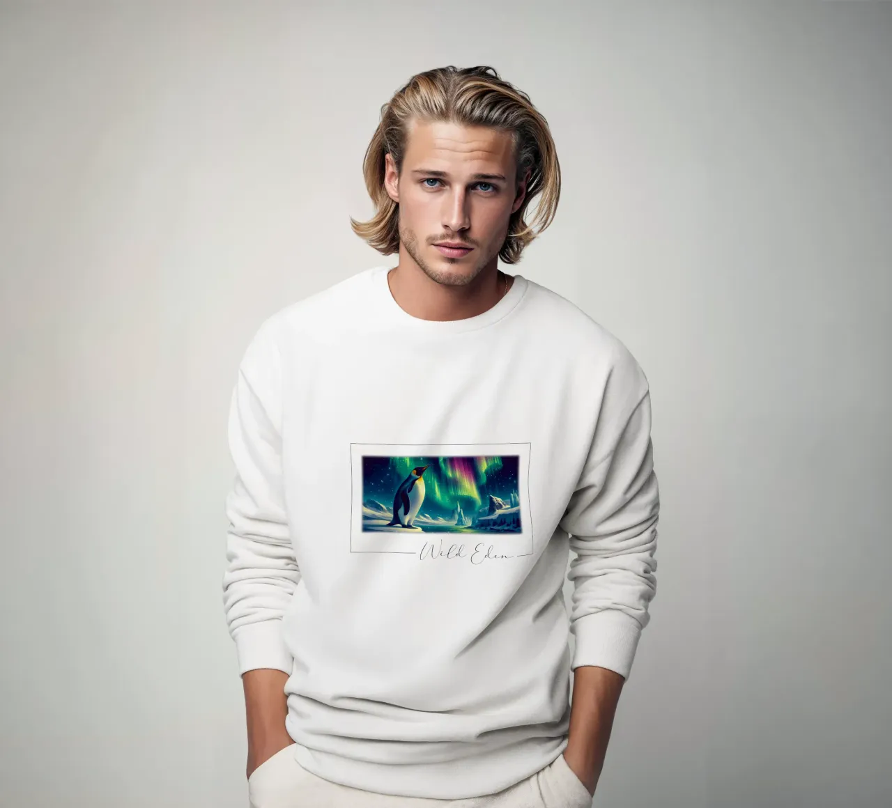 MANCHOT felpa da RUBIANT ART