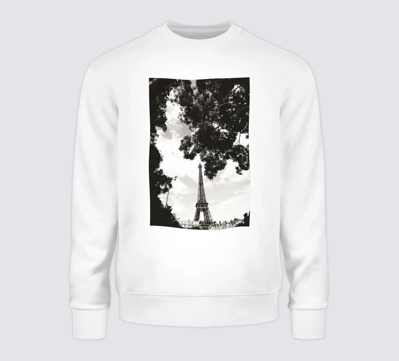 Eiffelturm im Verborgenen /Eiffel Tower in Hiding -  Paris Sweatshirt von Anja Hebrank Photography