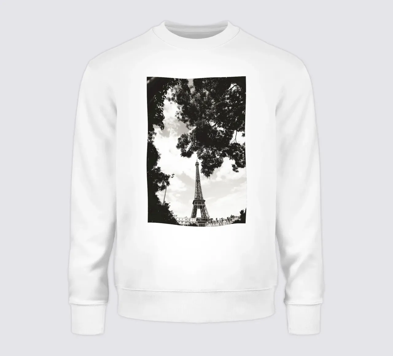 Eiffelturm im Verborgenen /Eiffel Tower in Hiding -  Paris Sweatshirt von Anja Hebrank Photography