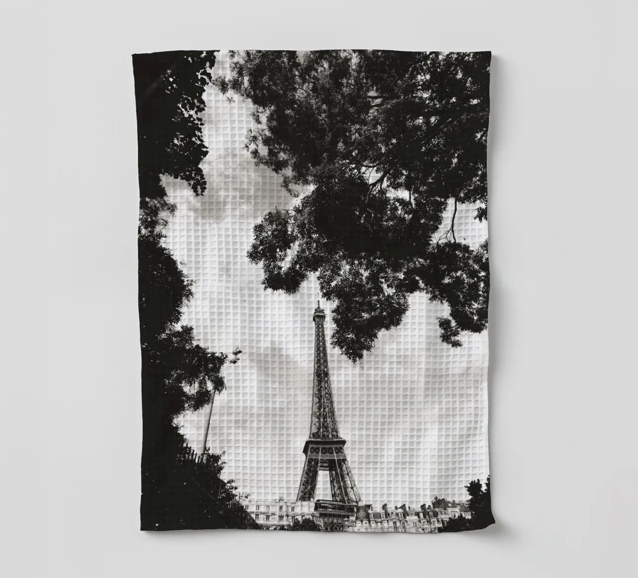 Eiffelturm im Verborgenen /Eiffel Tower in Hiding -  Paris torchon de Anja Hebrank Photography
